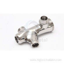 Stainless Steel Casted Machined Mirror Polished Faucet